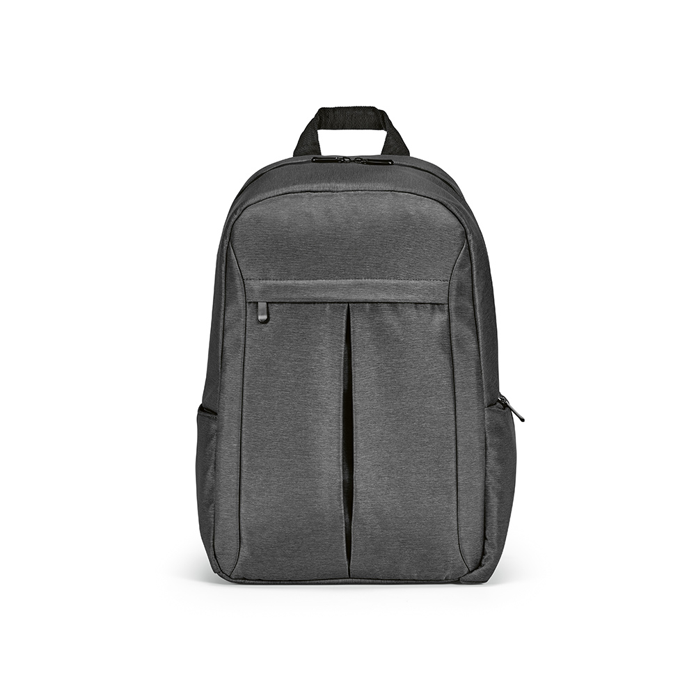 Sac à dos 22L nylon recyclé personnalisé Madrid Gris foncé